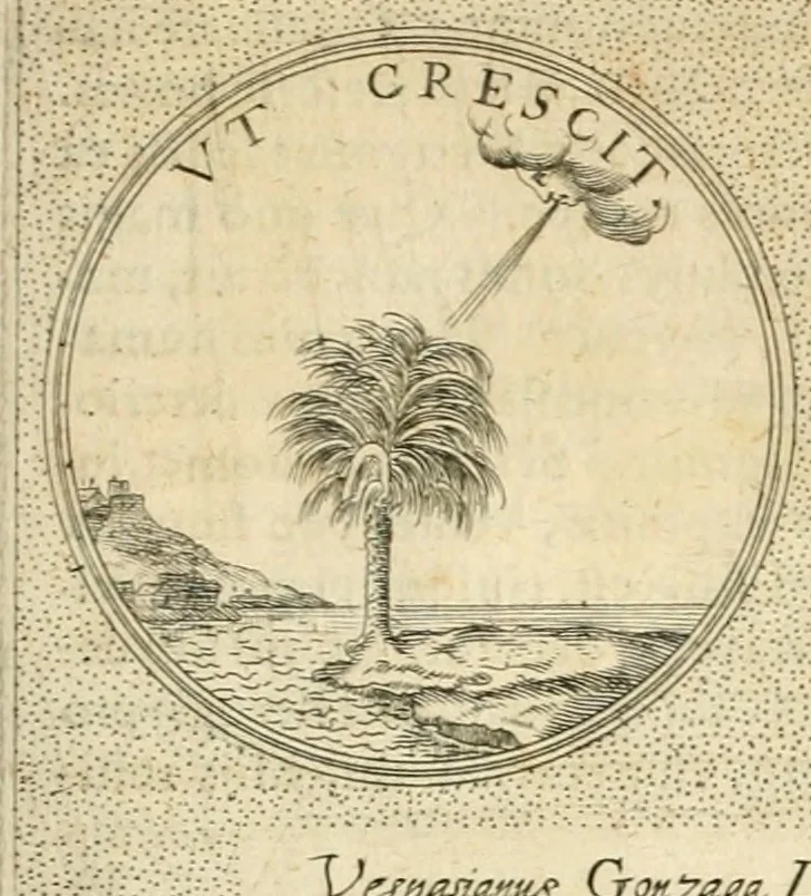 An illustration from Symbola diuina & humana pontificvm, imperatorvm, regvm : accessit breuis & facilis isagoge Iac. Typotii : ex mvsaeo Octavii de Strada civis Romani : tomus primus[-tertius], 1601, leaf 532