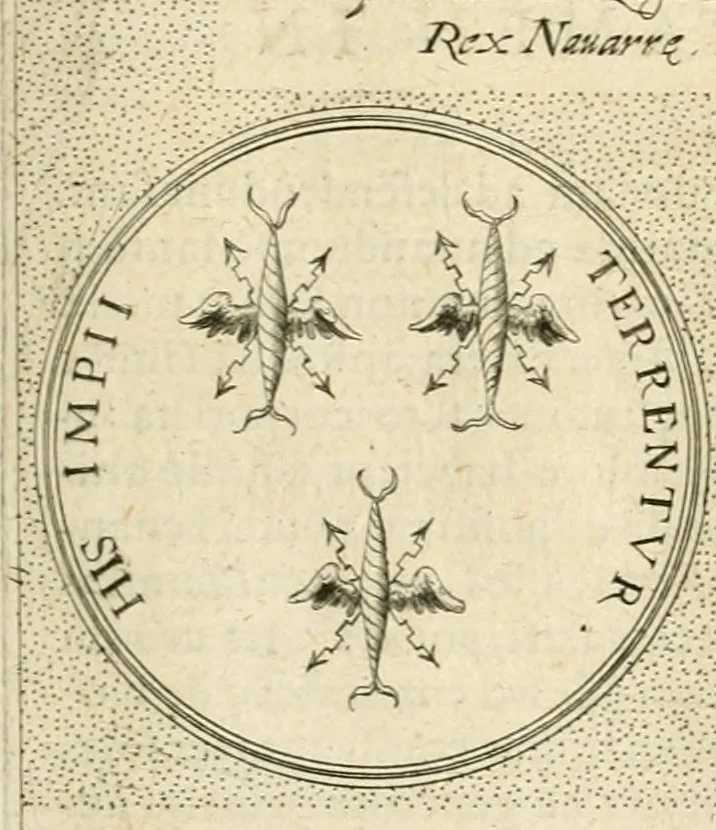 An illustration from Symbola diuina & humana pontificvm, imperatorvm, regvm : accessit breuis & facilis isagoge Iac. Typotii : ex mvsaeo Octavii de Strada civis Romani : tomus primus[-tertius], 1601, leaf 532