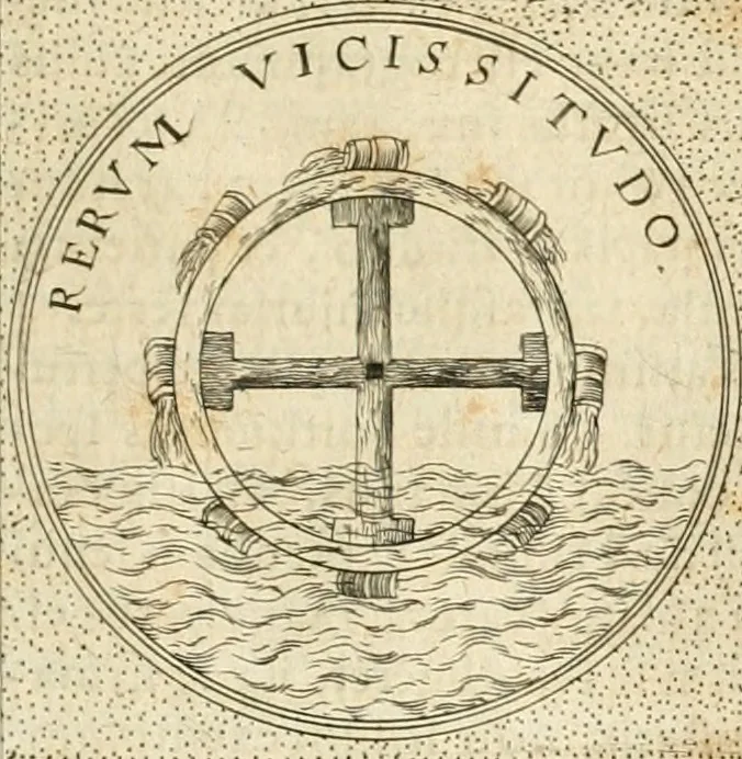 An illustration from Symbola diuina & humana pontificvm, imperatorvm, regvm : accessit breuis & facilis isagoge Iac. Typotii : ex mvsaeo Octavii de Strada civis Romani : tomus primus[-tertius], 1601, leaf 552