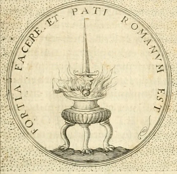 An illustration from Symbola diuina & humana pontificvm, imperatorvm, regvm : accessit breuis & facilis isagoge Iac. Typotii : ex mvsaeo Octavii de Strada civis Romani : tomus primus[-tertius], 1601, leaf 560