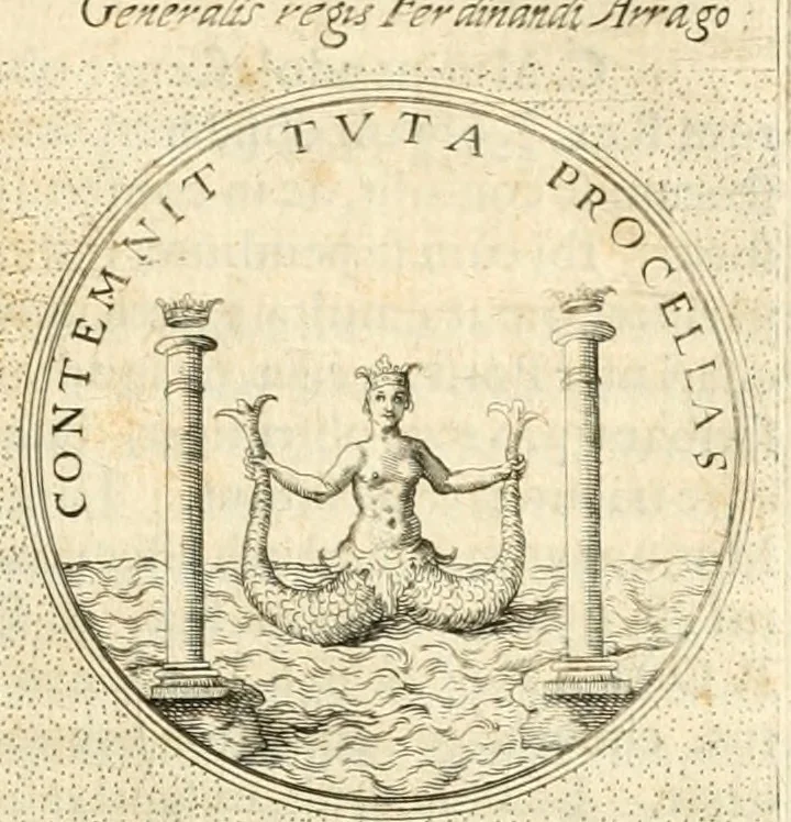 An illustration from Symbola diuina & humana pontificvm, imperatorvm, regvm : accessit breuis & facilis isagoge Iac. Typotii : ex mvsaeo Octavii de Strada civis Romani : tomus primus[-tertius], 1601, leaf 560