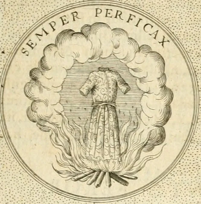 An illustration from Symbola diuina & humana pontificvm, imperatorvm, regvm : accessit breuis & facilis isagoge Iac. Typotii : ex mvsaeo Octavii de Strada civis Romani : tomus primus[-tertius], 1601, leaf 564