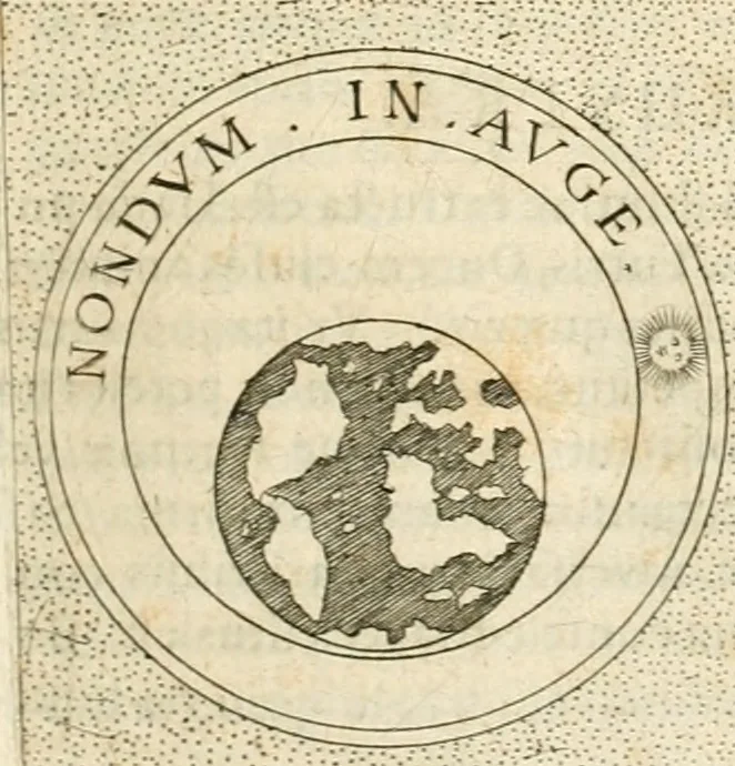 An illustration from Symbola diuina & humana pontificvm, imperatorvm, regvm : accessit breuis & facilis isagoge Iac. Typotii : ex mvsaeo Octavii de Strada civis Romani : tomus primus[-tertius], 1601, leaf 568