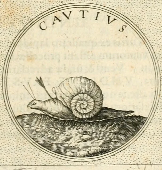 An illustration from Symbola diuina & humana pontificvm, imperatorvm, regvm : accessit breuis & facilis isagoge Iac. Typotii : ex mvsaeo Octavii de Strada civis Romani : tomus primus[-tertius], 1601, leaf 568