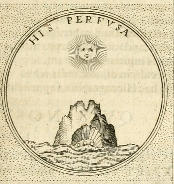 An illustration from Symbola diuina & humana pontificvm, imperatorvm, regvm : accessit breuis & facilis isagoge Iac. Typotii : ex mvsaeo Octavii de Strada civis Romani : tomus primus[-tertius], 1601, leaf 576