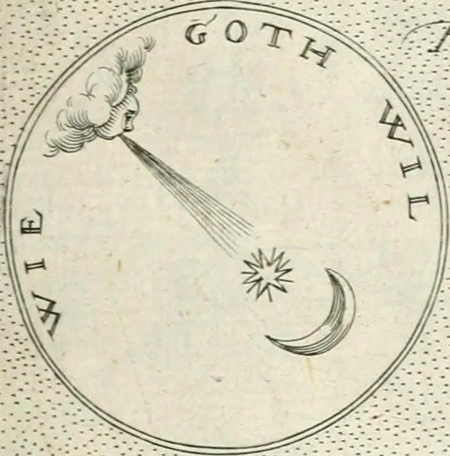 An illustration from Symbola diuina & humana pontificvm, imperatorvm, regvm : accessit breuis & facilis isagoge Iac. Typotii : ex mvsaeo Octavii de Strada civis Romani : tomus primus[-tertius], 1601, leaf 60