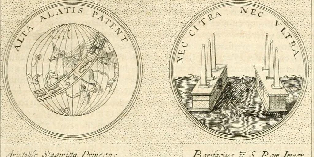 An illustration from Symbola diuina & humana pontificvm, imperatorvm, regvm : accessit breuis & facilis isagoge Iac. Typotii : ex mvsaeo Octavii de Strada civis Romani : tomus primus[-tertius], 1601, leaf 600