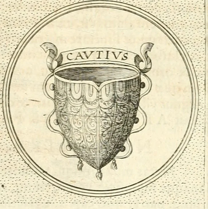 An illustration from Symbola diuina & humana pontificvm, imperatorvm, regvm : accessit breuis & facilis isagoge Iac. Typotii : ex mvsaeo Octavii de Strada civis Romani : tomus primus[-tertius], 1601, leaf 600