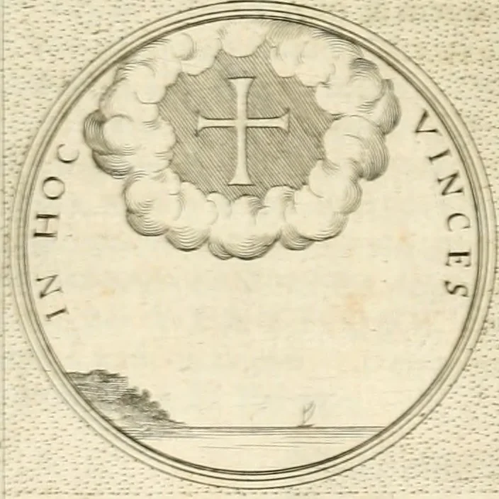 An illustration from Symbola diuina & humana pontificvm, imperatorvm, regvm : accessit breuis & facilis isagoge Iac. Typotii : ex mvsaeo Octavii de Strada civis Romani : tomus primus[-tertius], 1601, leaf 605