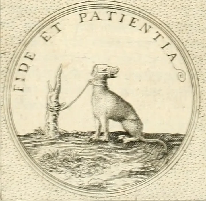 An illustration from Symbola diuina & humana pontificvm, imperatorvm, regvm : accessit breuis & facilis isagoge Iac. Typotii : ex mvsaeo Octavii de Strada civis Romani : tomus primus[-tertius], 1601, leaf 605