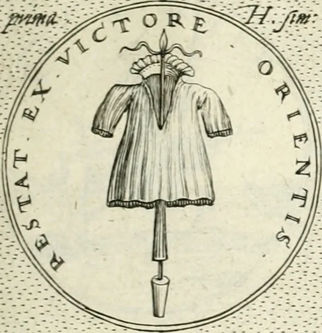 An illustration from Symbola diuina & humana pontificvm, imperatorvm, regvm : accessit breuis & facilis isagoge Iac. Typotii : ex mvsaeo Octavii de Strada civis Romani : tomus primus[-tertius], 1601, leaf 62