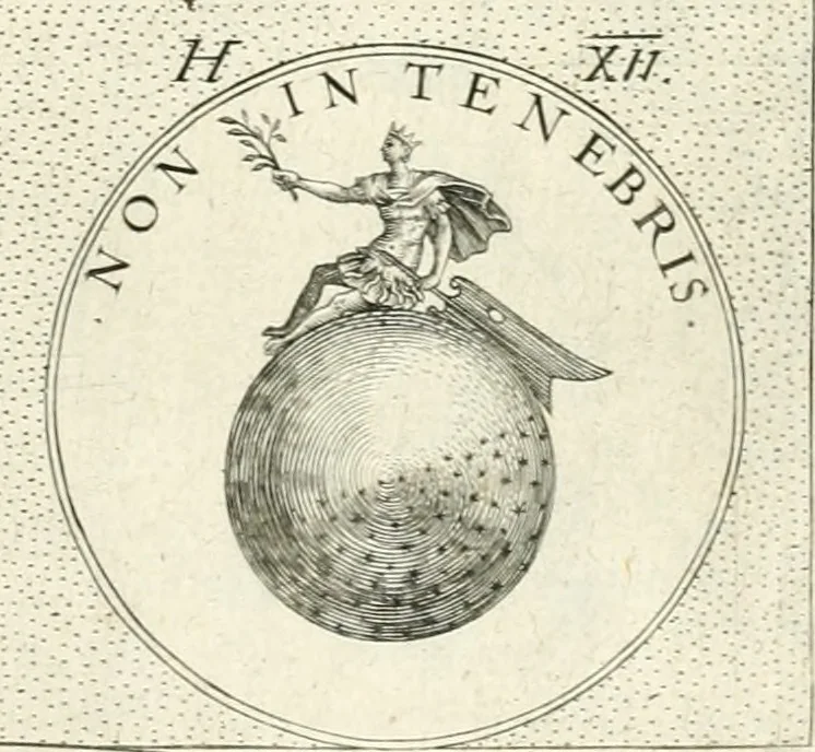 An illustration from Symbola diuina & humana pontificvm, imperatorvm, regvm : accessit breuis & facilis isagoge Iac. Typotii : ex mvsaeo Octavii de Strada civis Romani : tomus primus[-tertius], 1601, leaf 66