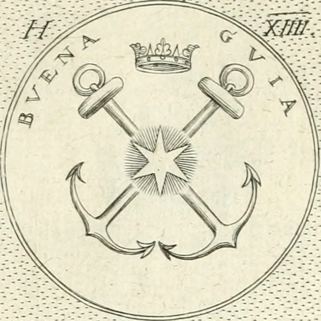 An illustration from Symbola diuina & humana pontificvm, imperatorvm, regvm : accessit breuis & facilis isagoge Iac. Typotii : ex mvsaeo Octavii de Strada civis Romani : tomus primus[-tertius], 1601, leaf 68