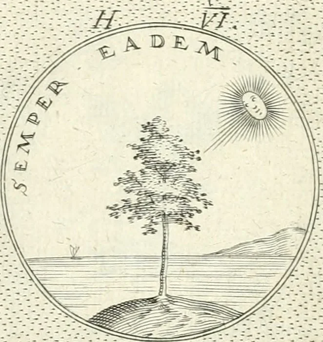 An illustration from Symbola diuina & humana pontificvm, imperatorvm, regvm : accessit breuis & facilis isagoge Iac. Typotii : ex mvsaeo Octavii de Strada civis Romani : tomus primus[-tertius], 1601, leaf 68