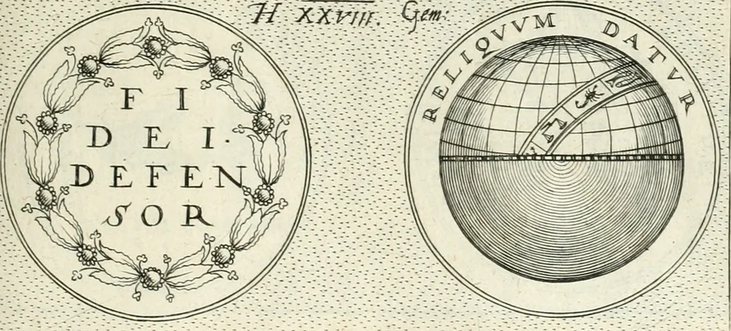 An illustration from Symbola diuina & humana pontificvm, imperatorvm, regvm : accessit breuis & facilis isagoge Iac. Typotii : ex mvsaeo Octavii de Strada civis Romani : tomus primus[-tertius], 1601, leaf 72