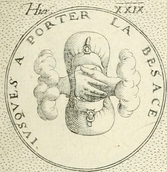 An illustration from Symbola diuina & humana pontificvm, imperatorvm, regvm : accessit breuis & facilis isagoge Iac. Typotii : ex mvsaeo Octavii de Strada civis Romani : tomus primus[-tertius], 1601, leaf 74