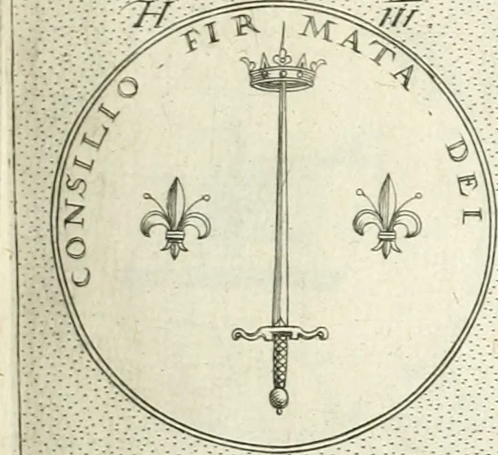 An illustration from Symbola diuina & humana pontificvm, imperatorvm, regvm : accessit breuis & facilis isagoge Iac. Typotii : ex mvsaeo Octavii de Strada civis Romani : tomus primus[-tertius], 1601, leaf 78