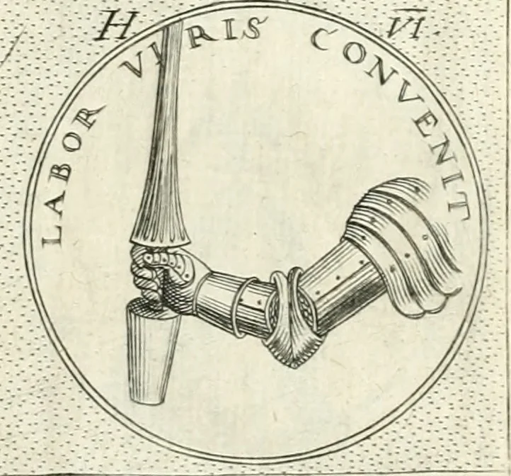 An illustration from Symbola diuina & humana pontificvm, imperatorvm, regvm : accessit breuis & facilis isagoge Iac. Typotii : ex mvsaeo Octavii de Strada civis Romani : tomus primus[-tertius], 1601, leaf 78