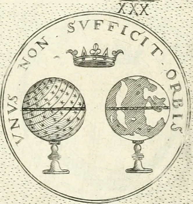 An illustration from Symbola diuina & humana pontificvm, imperatorvm, regvm : accessit breuis & facilis isagoge Iac. Typotii : ex mvsaeo Octavii de Strada civis Romani : tomus primus[-tertius], 1601, leaf 86