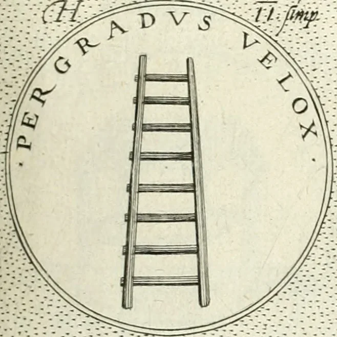 An illustration from Symbola diuina & humana pontificvm, imperatorvm, regvm : accessit breuis & facilis isagoge Iac. Typotii : ex mvsaeo Octavii de Strada civis Romani : tomus primus[-tertius], 1601, leaf 98