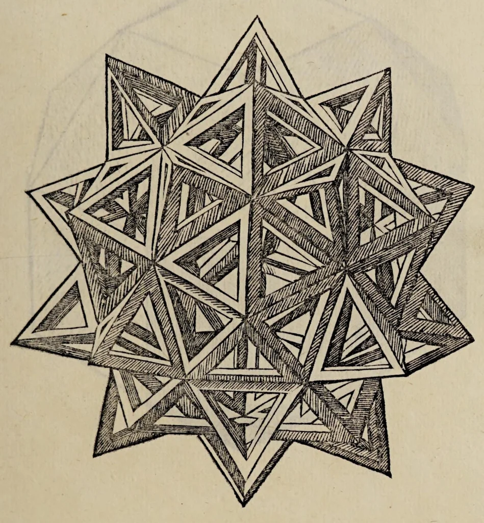 An illustration from Diuina proportione : opera a tutti glingegni perspicaci e curiosi necessaria oue ciascun studioso di philosophia, prospectiua, pictura sculpura, architectura, musica, e altre mathematice, suauissima, sottile, e admirabile doctrina consequira e de lectarasso co[n] varie questione de secretissima scientia, 1509, leaf 261