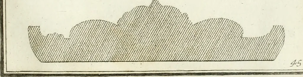 An illustration from Manuale di varj ornamenti tratti dalle fabbriche, e frammenti antichi : per uso, e commodo de' pittori, scultori, architetti, scarpellini, stuccatori, intagliatori di pietre, e legni, argentieri, giojellieri, ricamatori, ebanisti & c., 1781, leaf 100
