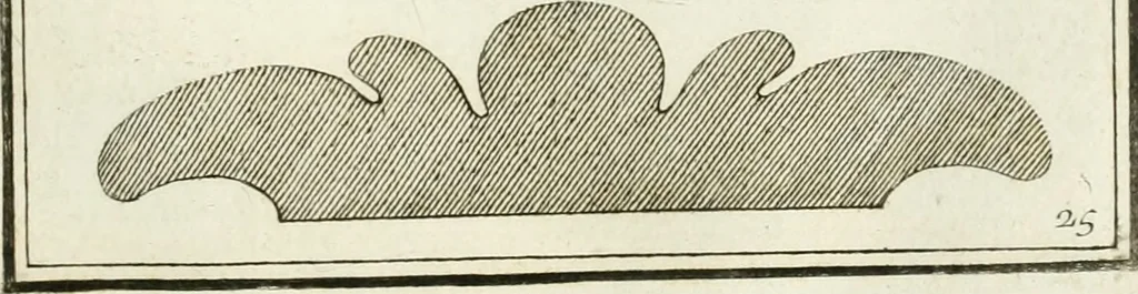 An illustration from Manuale di varj ornamenti tratti dalle fabbriche, e frammenti antichi : per uso, e commodo de' pittori, scultori, architetti, scarpellini, stuccatori, intagliatori di pietre, e legni, argentieri, giojellieri, ricamatori, ebanisti & c., 1781, leaf 60