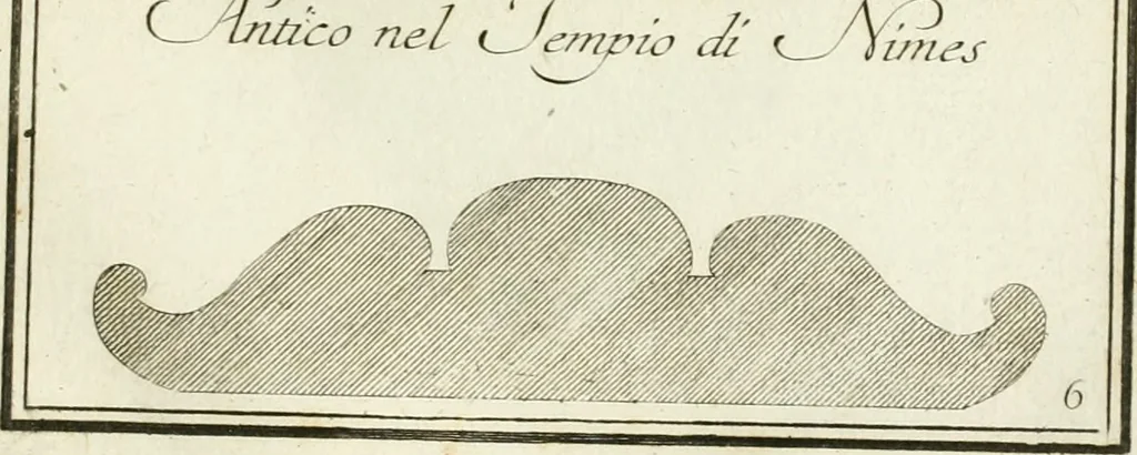 An illustration from Manuale di varj ornamenti tratti dalle fabbriche, e frammenti antichi : per uso, e commodo de' pittori, scultori, architetti, scarpellini, stuccatori, intagliatori di pietre, e legni, argentieri, giojellieri, ricamatori, ebanisti & c., 1781, leaf 20
