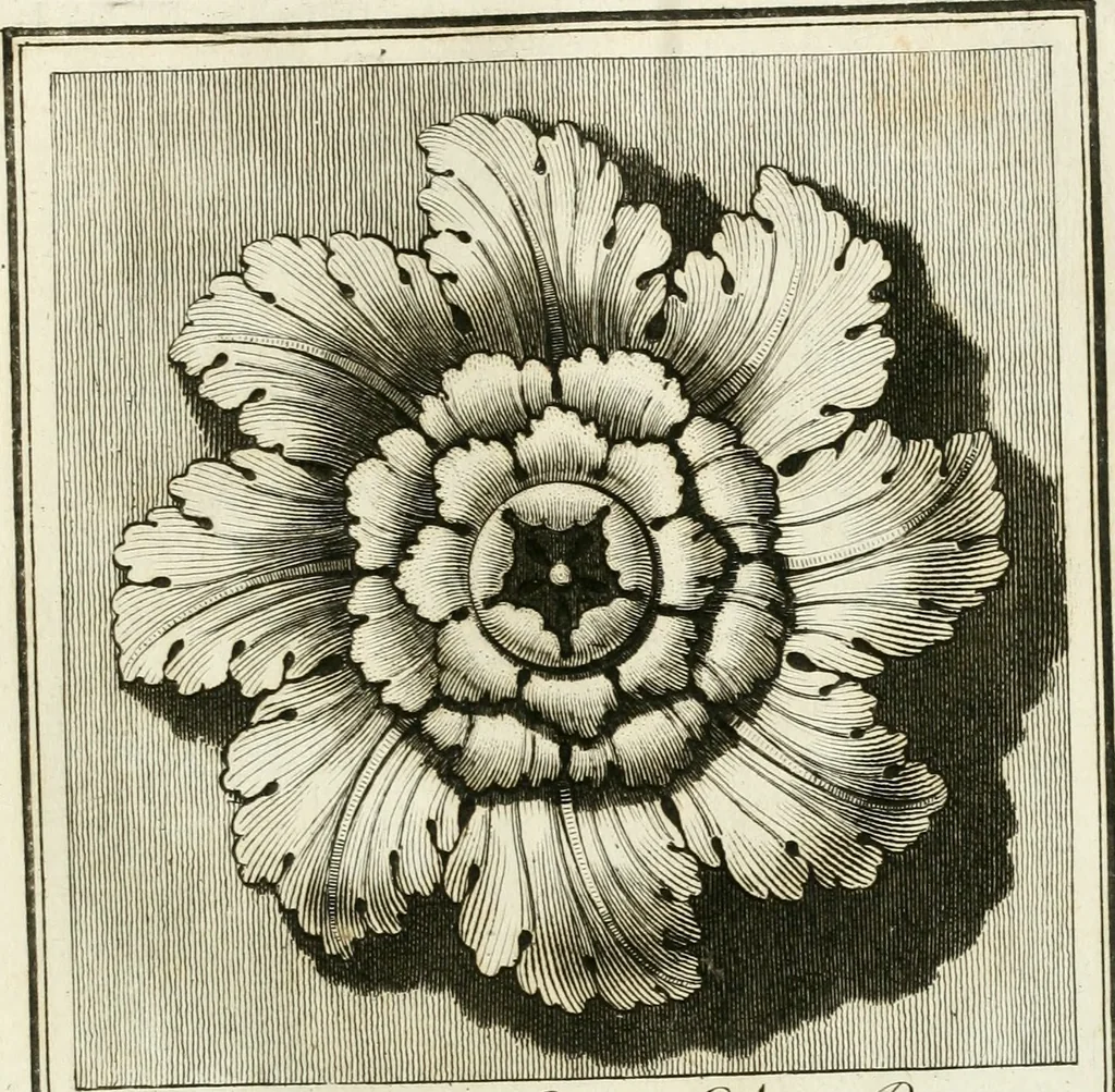 An illustration from Manuale di varj ornamenti tratti dalle fabbriche, e frammenti antichi : per uso, e commodo de' pittori, scultori, architetti, scarpellini, stuccatori, intagliatori di pietre, e legni, argentieri, giojellieri, ricamatori, ebanisti & c., 1781, leaf 80