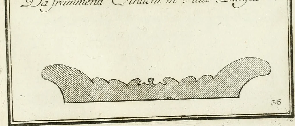 An illustration from Manuale di varj ornamenti tratti dalle fabbriche, e frammenti antichi : per uso, e commodo de' pittori, scultori, architetti, scarpellini, stuccatori, intagliatori di pietre, e legni, argentieri, giojellieri, ricamatori, ebanisti & c., 1781, leaf 80