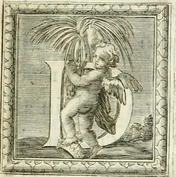 An illustration from Manuale di varj ornamenti tratti dalle fabbriche, e frammenti antichi : per uso, e commodo de' pittori, scultori, architetti, scarpellini, stuccatori, intagliatori di pietre, e legni, argentieri, giojellieri, ricamatori, ebanisti & c., 1781, leaf 12