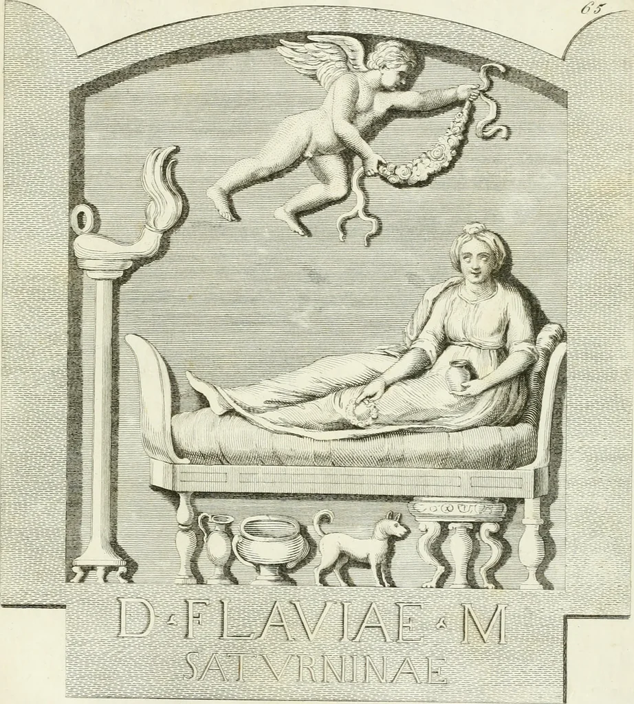 An illustration from Manuale di varj ornamenti tratti dalle fabbriche, e frammenti antichi : per uso, e commodo de' pittori, scultori, architetti, scarpellini, stuccatori, intagliatori di pietre, e legni, argentieri, giojellieri, ricamatori, ebanisti & c., 1781, leaf 144