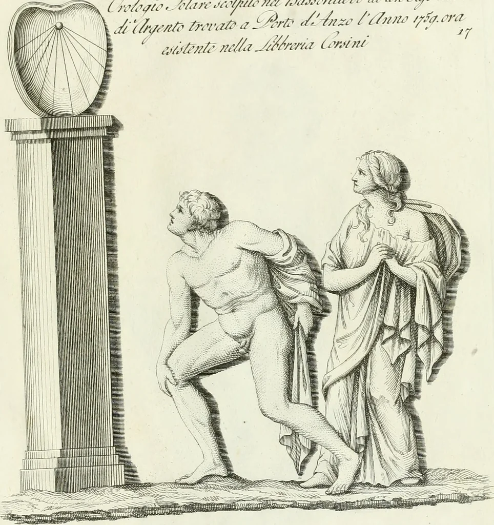 An illustration from Manuale di varj ornamenti tratti dalle fabbriche, e frammenti antichi : per uso, e commodo de' pittori, scultori, architetti, scarpellini, stuccatori, intagliatori di pietre, e legni, argentieri, giojellieri, ricamatori, ebanisti & c., 1781, leaf 108