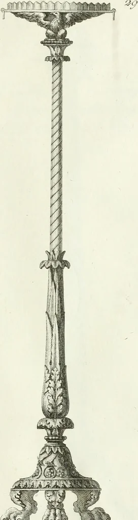 An illustration from Manuale di varj ornamenti tratti dalle fabbriche, e frammenti antichi : per uso, e commodo de' pittori, scultori, architetti, scarpellini, stuccatori, intagliatori di pietre, e legni, argentieri, giojellieri, ricamatori, ebanisti & c., 1781, leaf 70