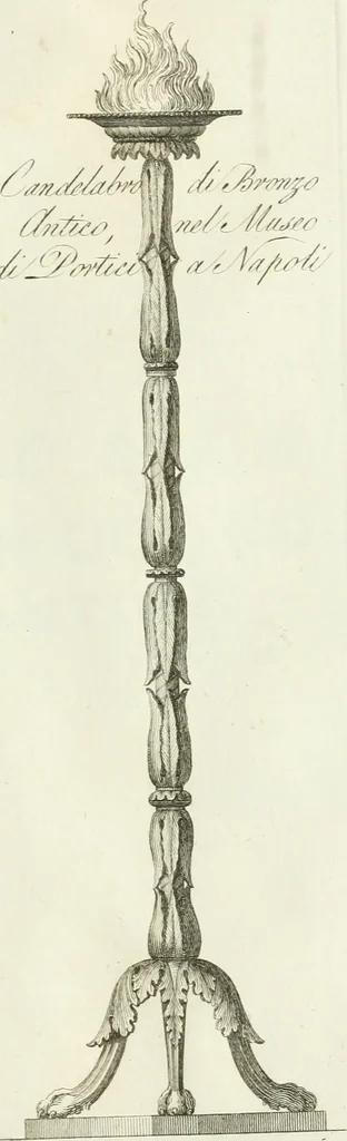 An illustration from Manuale di varj ornamenti tratti dalle fabbriche, e frammenti antichi : per uso, e commodo de' pittori, scultori, architetti, scarpellini, stuccatori, intagliatori di pietre, e legni, argentieri, giojellieri, ricamatori, ebanisti & c., 1781, leaf 72