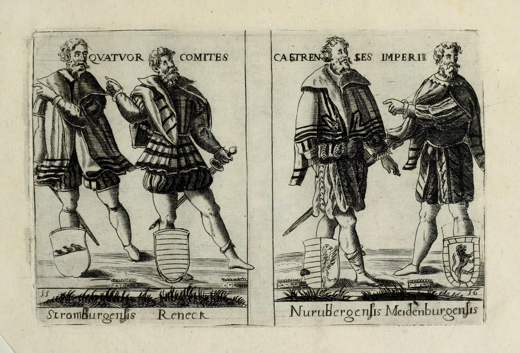 An illustration from [Diversarv[m] nationvm habitvs], 1590, leaf 15