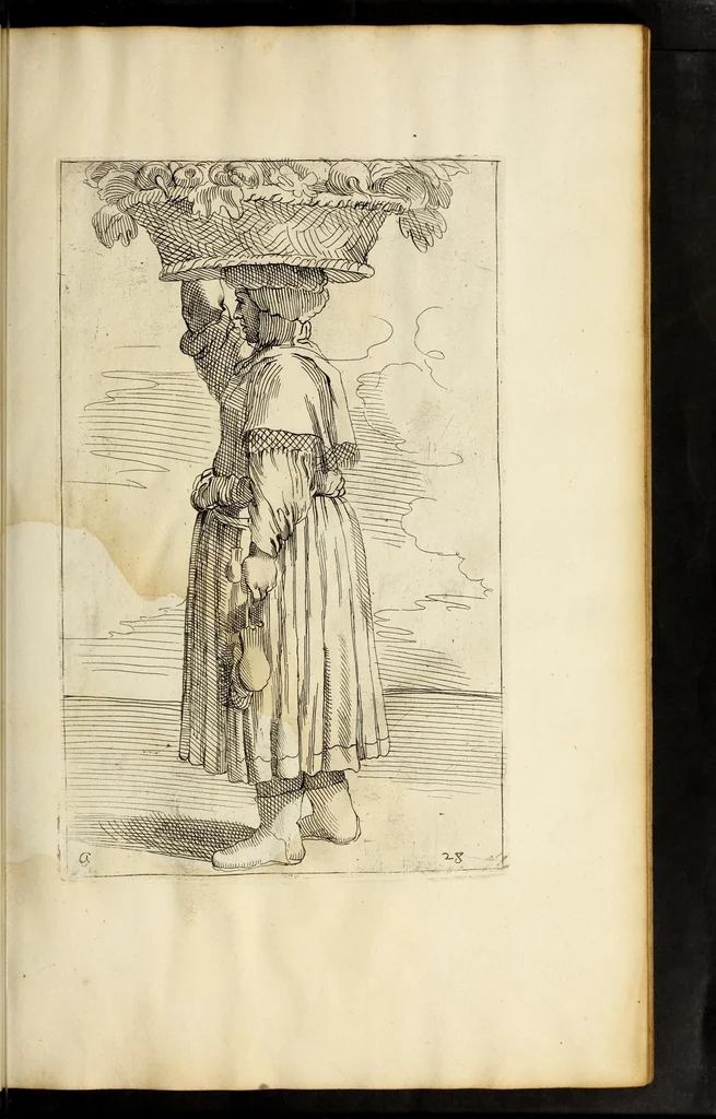 An illustration from Diverse figure al nvmero di ottanta, 1646, leaf 105