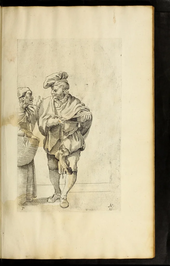 An illustration from Diverse figure al nvmero di ottanta, 1646, leaf 111