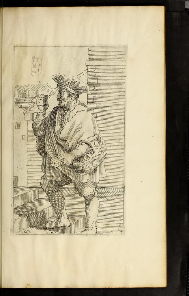 An illustration from Diverse figure al nvmero di ottanta, 1646, leaf 175