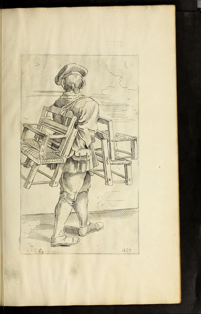 An illustration from Diverse figure al nvmero di ottanta, 1646, leaf 187
