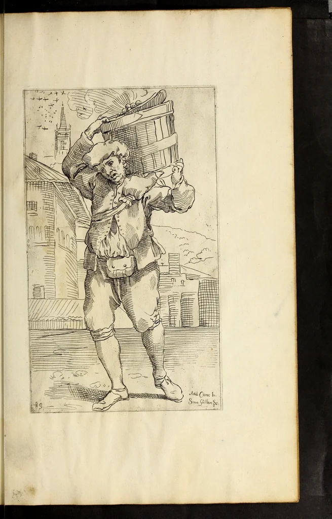 An illustration from Diverse figure al nvmero di ottanta, 1646, leaf 199