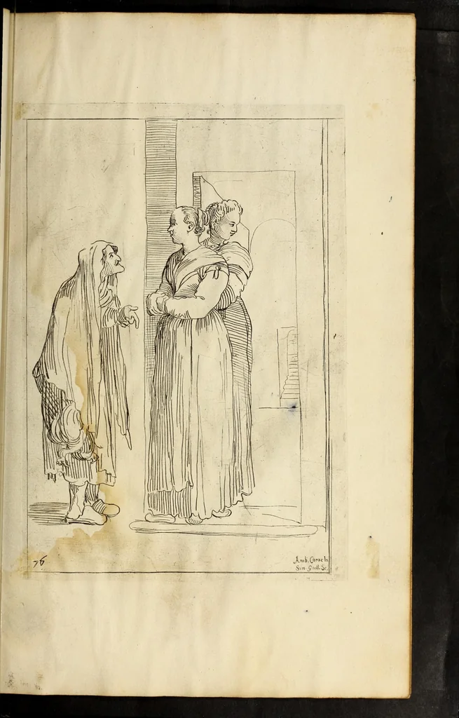An illustration from Diverse figure al nvmero di ottanta, 1646, leaf 201
