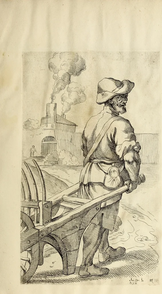 An illustration from Diverse figure al nvmero di ottanta, 1646, leaf 71