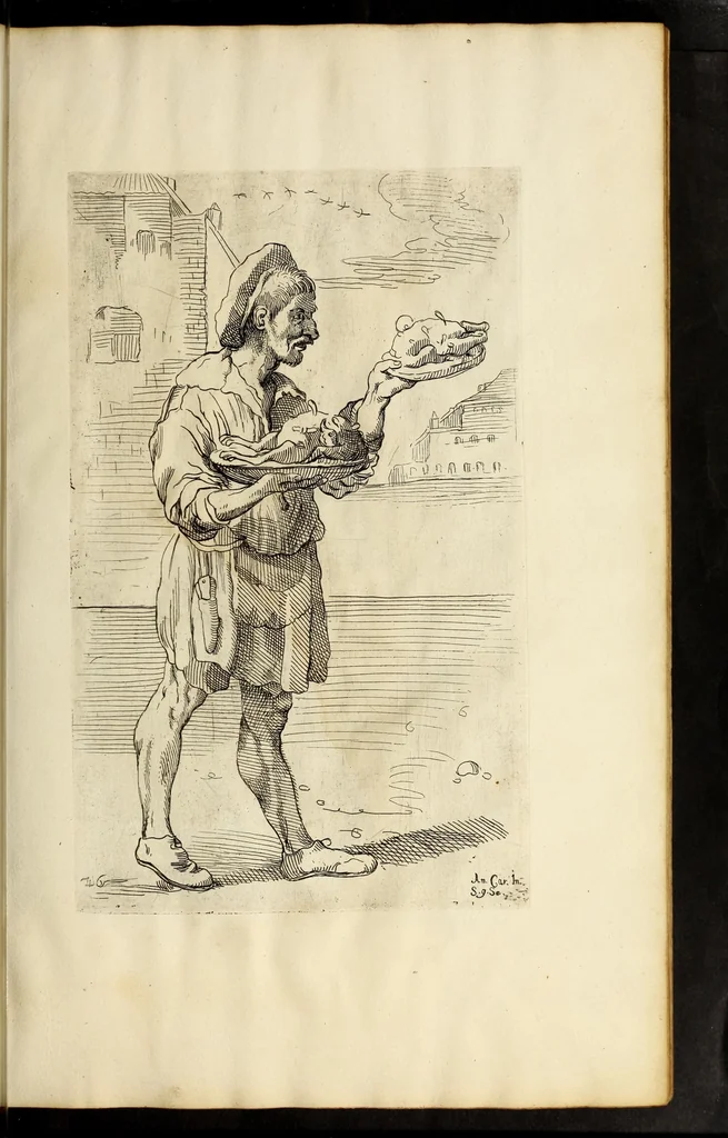 An illustration from Diverse figure al nvmero di ottanta, 1646, leaf 81