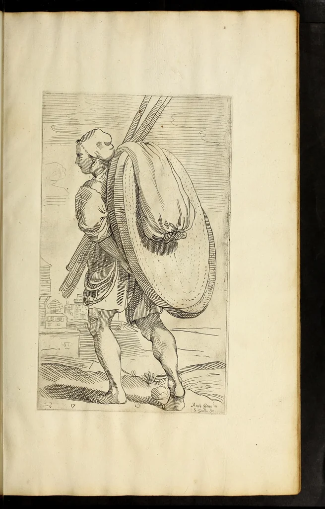 An illustration from Diverse figure al nvmero di ottanta, 1646, leaf 83