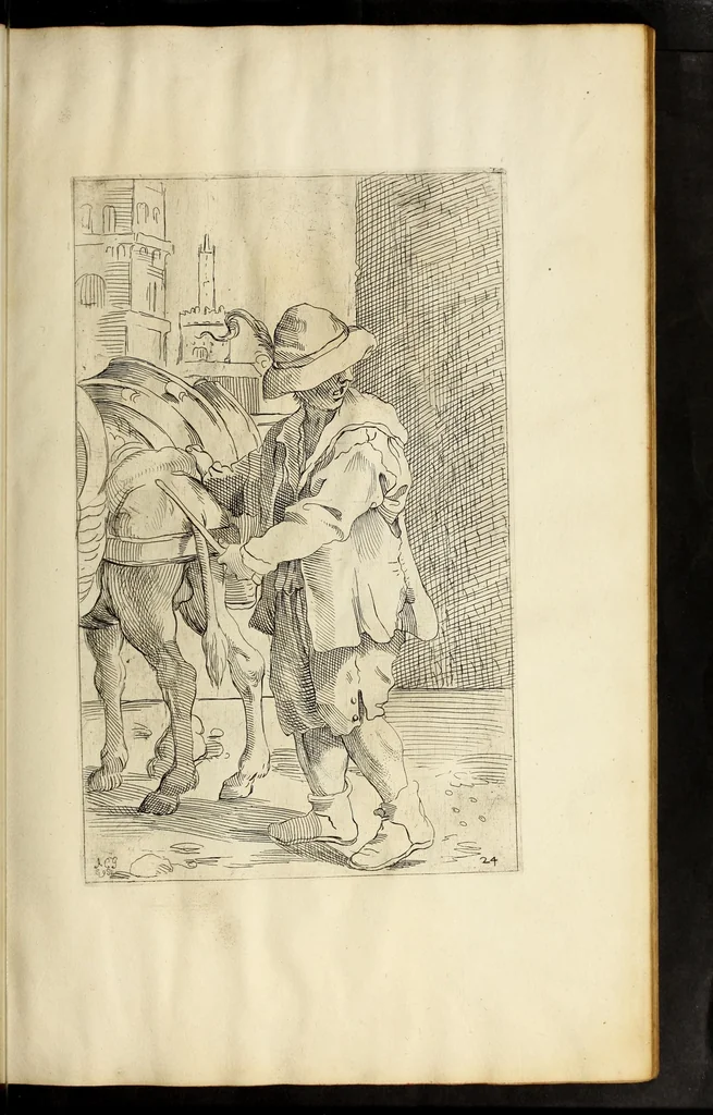 An illustration from Diverse figure al nvmero di ottanta, 1646, leaf 97