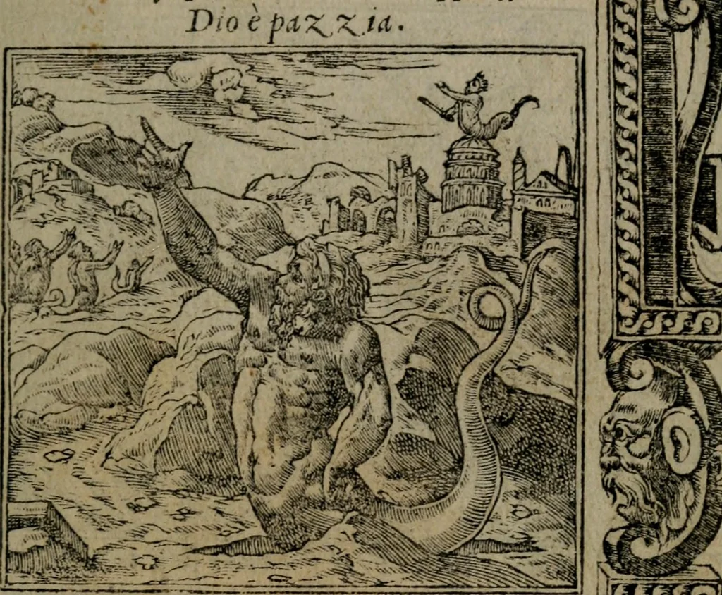 An illustration from Diverse imprese accommodate a diuerse moralità : con versi che i loro significati dichiarano insieme con molte altre nella lingua Italiana non piu tradotte, 1551, leaf 10