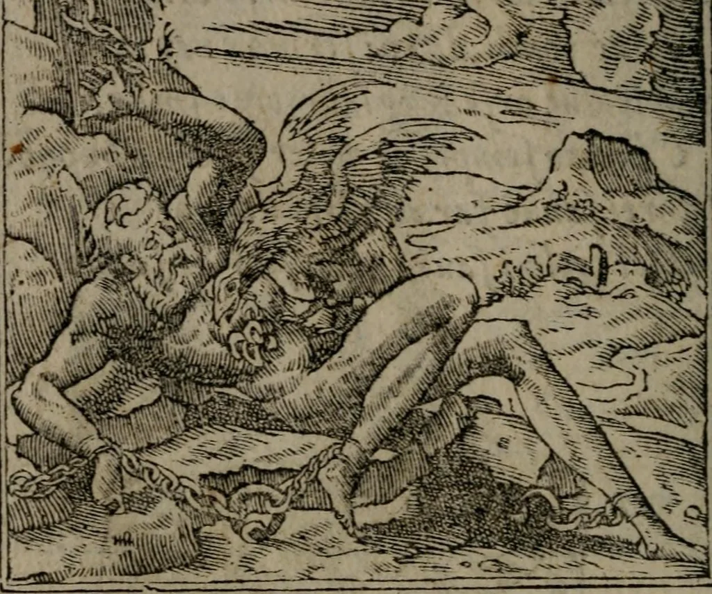 An illustration from Diverse imprese accommodate a diuerse moralità : con versi che i loro significati dichiarano insieme con molte altre nella lingua Italiana non piu tradotte, 1551, leaf 103