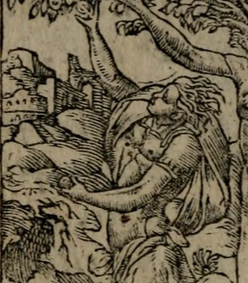 An illustration from Diverse imprese accommodate a diuerse moralità : con versi che i loro significati dichiarano insieme con molte altre nella lingua Italiana non piu tradotte, 1551, leaf 115