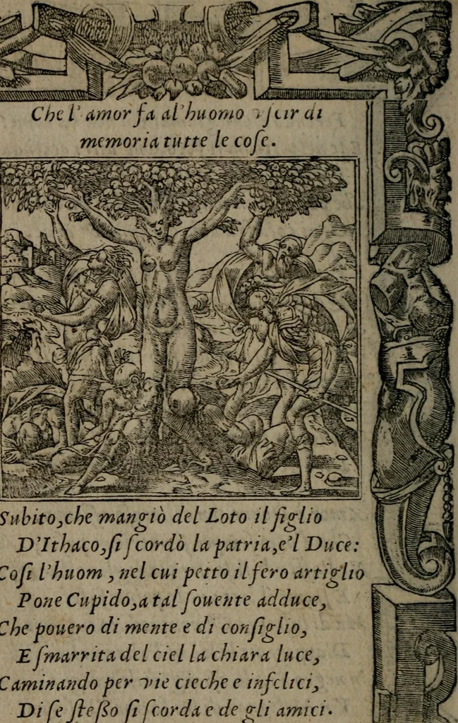 An illustration from Diverse imprese accommodate a diuerse moralità : con versi che i loro significati dichiarano insieme con molte altre nella lingua Italiana non piu tradotte, 1551, leaf 115